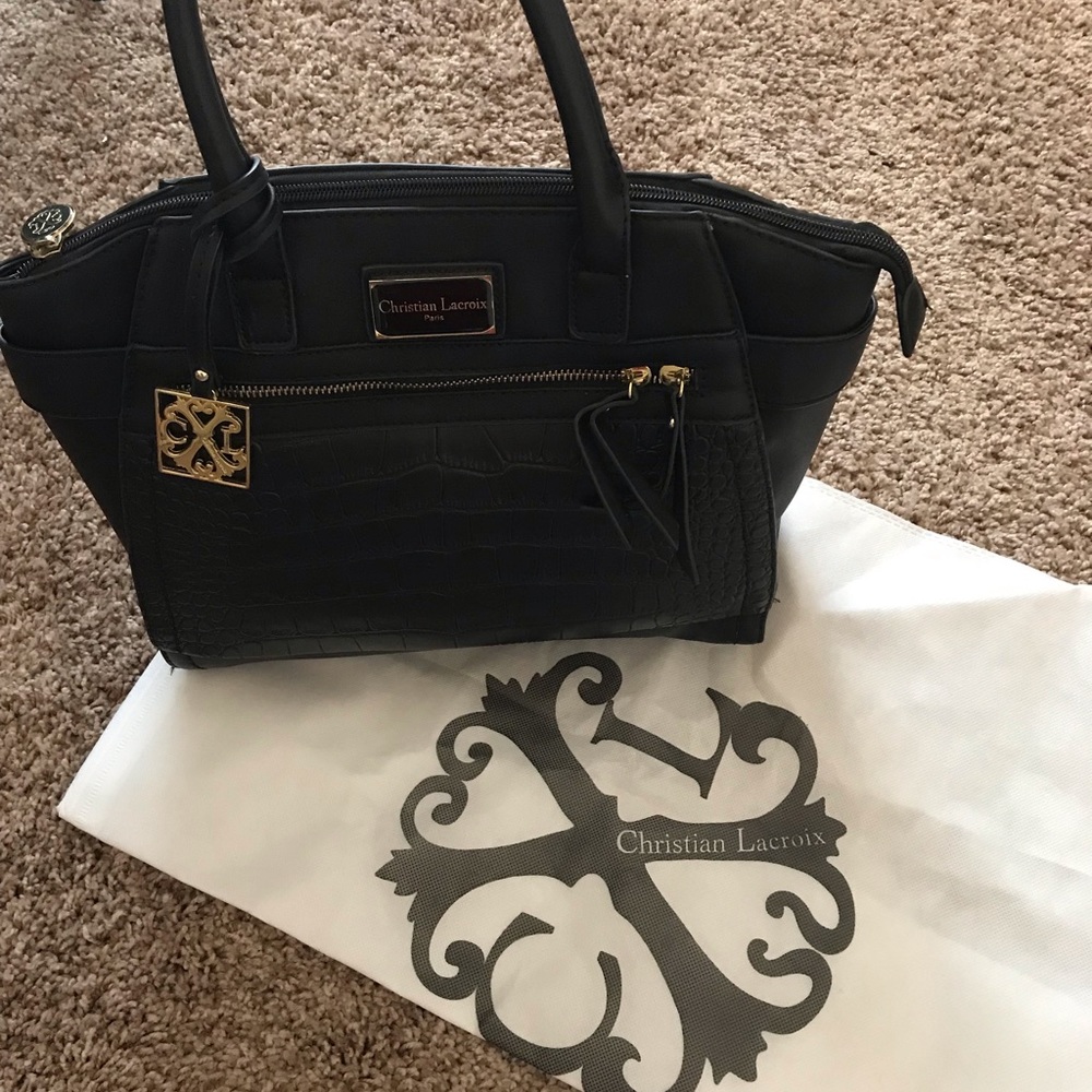 Christian Lacroix black purse